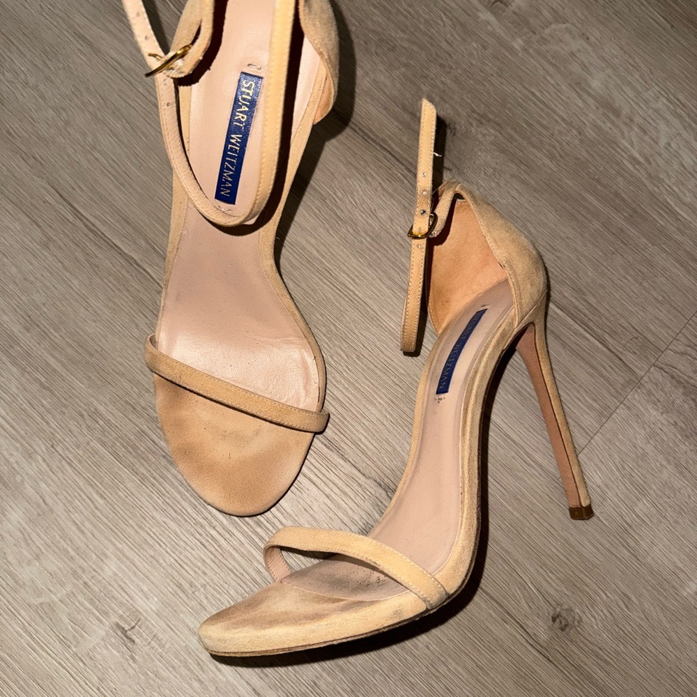 Stuart Weitzman Beige Stiletto Heels
